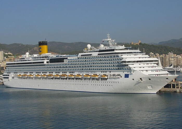 Costa Concordia before the disaster