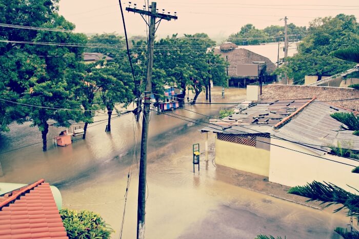 flooded area after a hurricane