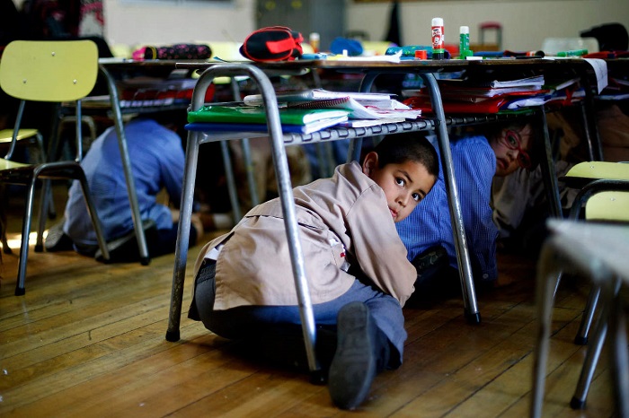 earthquake drill 