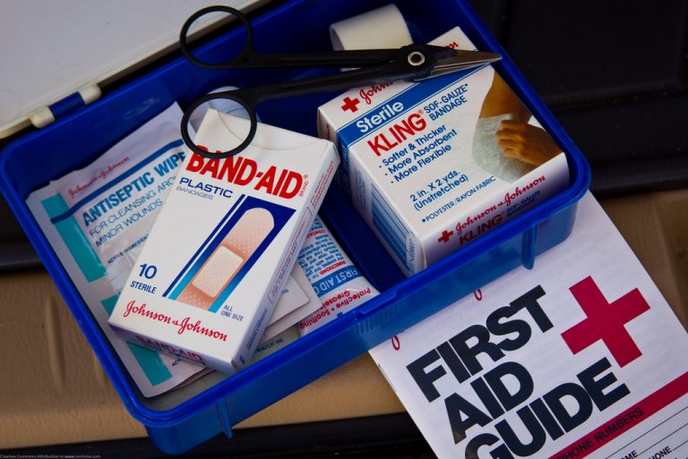 First aid kit for disaster preparedness