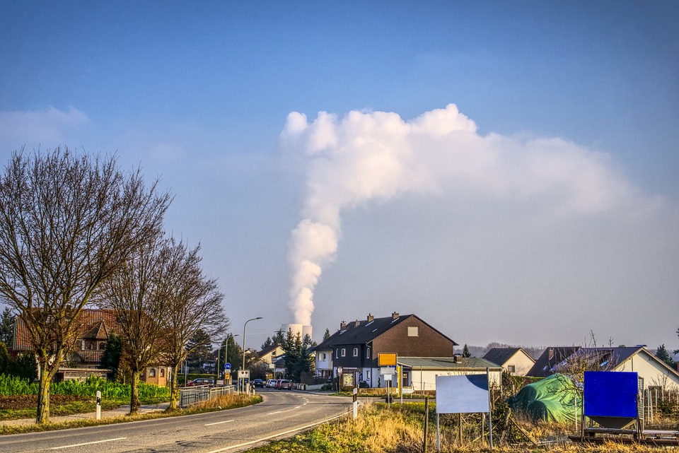 Residential Houses near Nuclear Power Plant