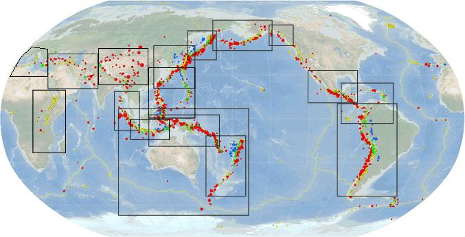Seismicity of the Earth during the 1900-2013 period