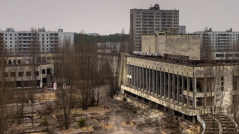 abandoned town of Pripyat